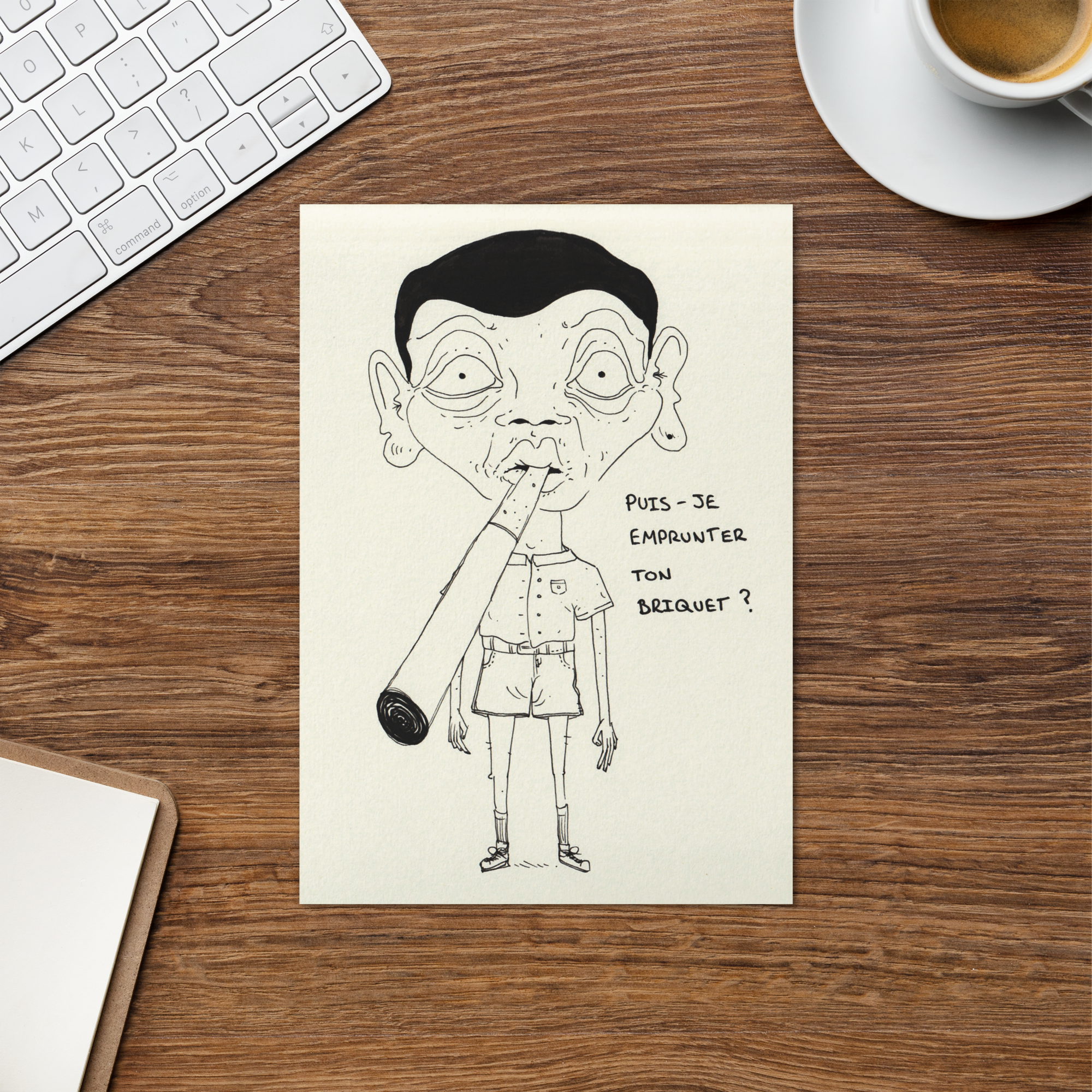 can i borrow your lighter? Greeting Card